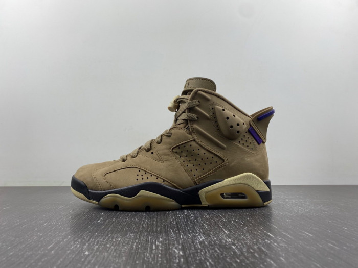air jordan 6 wmns gore-tex "brown kelp"