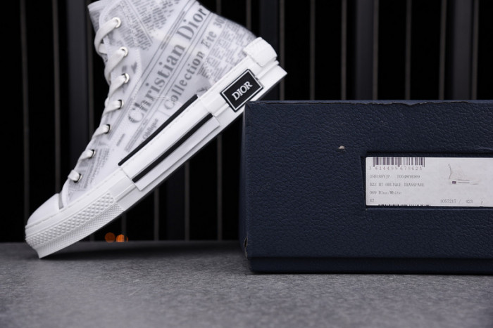 b23 oblique high-top sneaker