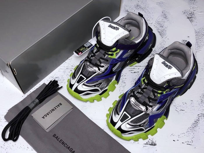 balen sneaker tess.s.gomma 4.0 orange black 570391 w2gn7 1007