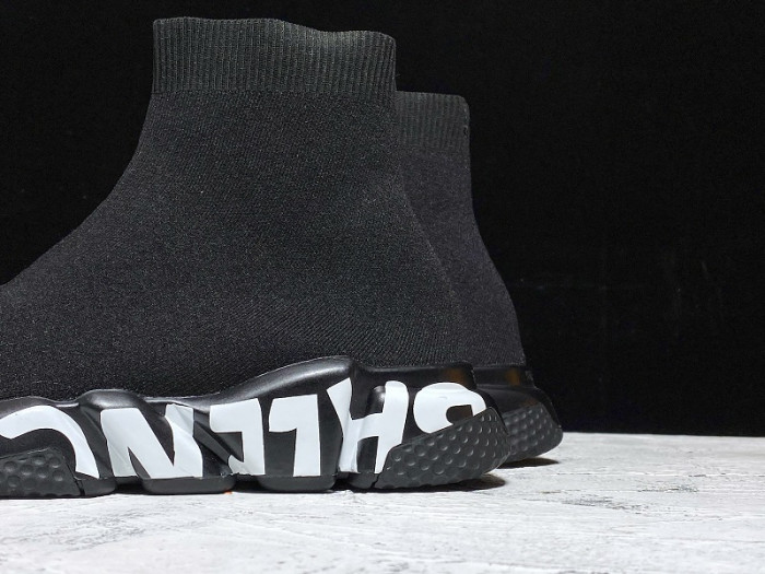 balen speed graffiti trainers black 605972 w05ge 1006