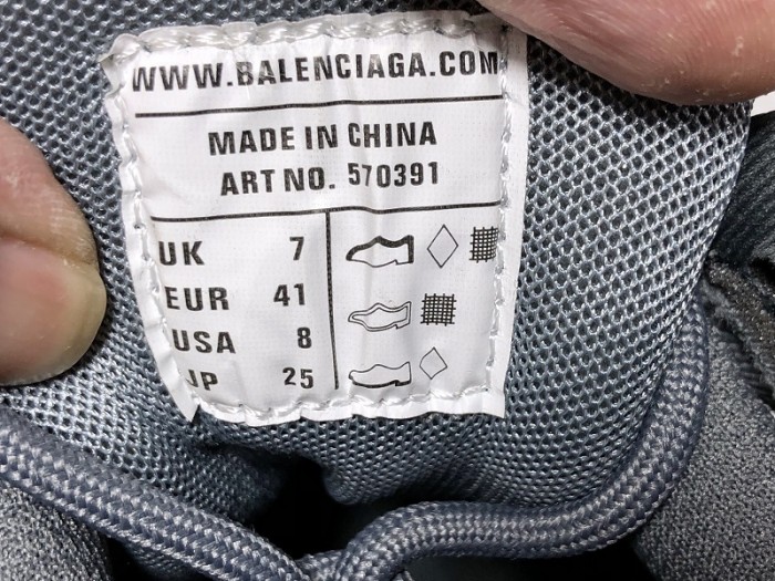 balen sneaker tess.s.gomma 4.0 grey 570391 w2gn5 1005