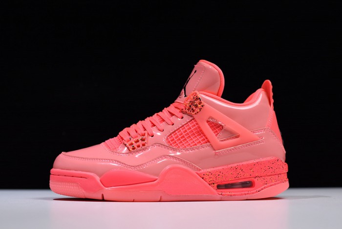 air jordan 4 retro nrg wmns ''hot punch/black-volt'' aq9128-600