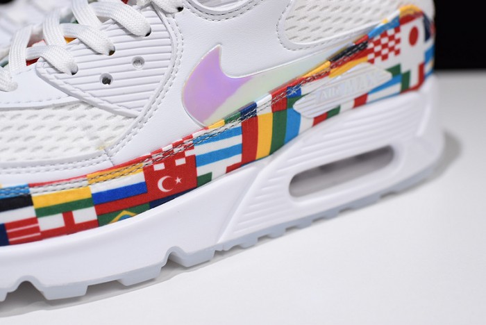 nike air max 90 nic qs "international flag pack" a05119-100