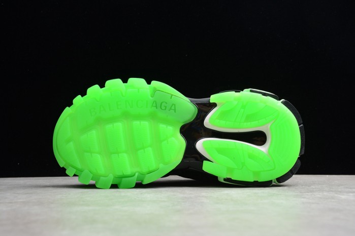 balen sneaker tess.s.gomma black fluorescent green 542023 w1gb8 5480