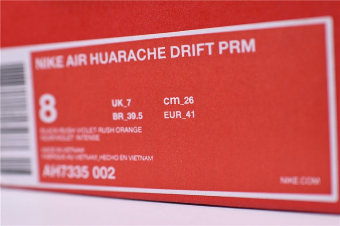 Nike Huarache Drift Premium “Rush Violet” black AH7335-002