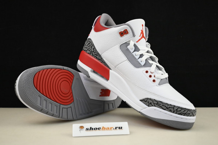 air jordan 3“fire red” dn3707-160