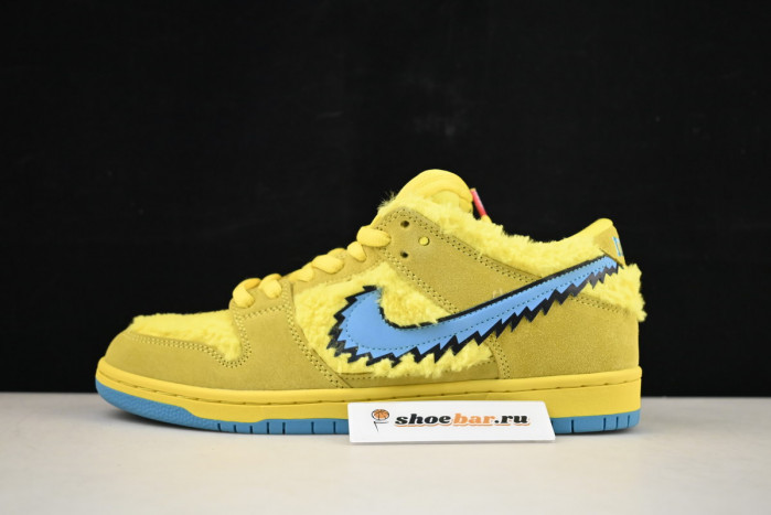 nike dunk low sb x grateful dead ''yellow bear'' cj5378-700