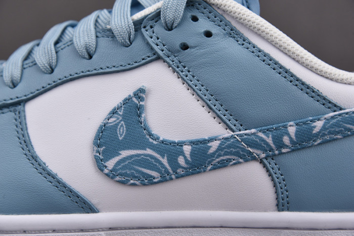 nike dunk low essential paisley pack worn blue