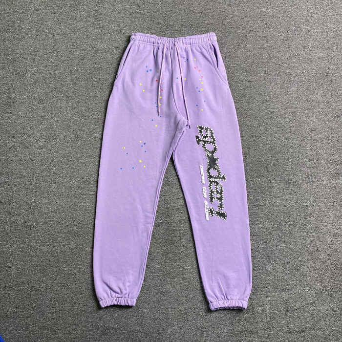 sp5der acai sweatpant purple
