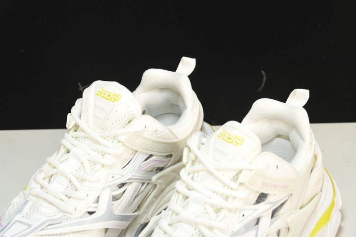 balen track sneaker white yellow