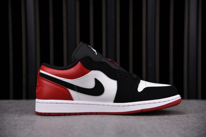 air jordan 1 low black toe 553558-116