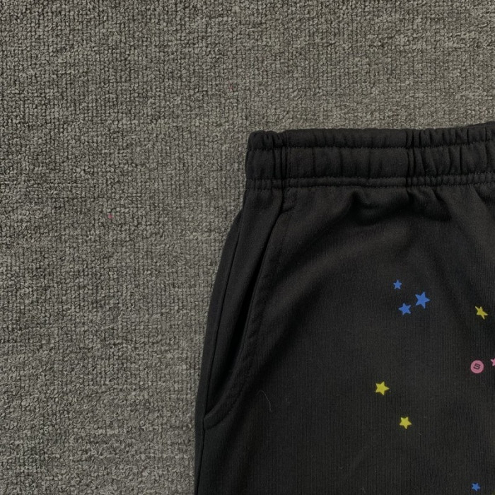 sp5der p*nk sweatpants black