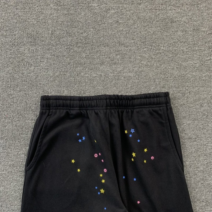 sp5der p*nk sweatpants black