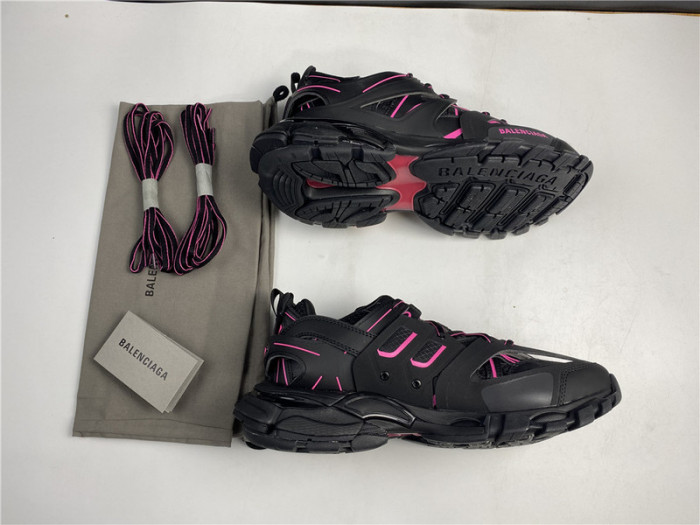 balen track sneaker pink and black 542023 w2la1 2046