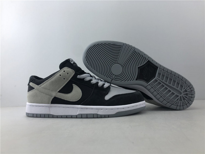 nike sb zoom dunk low pro black/wolf grey-white-white 854866-001