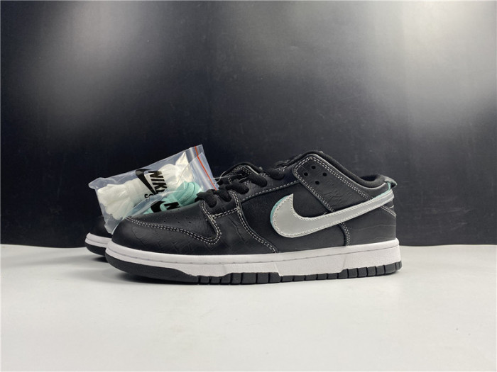 nike sb dunk low diamond S*pply co black diamond bv1310-001