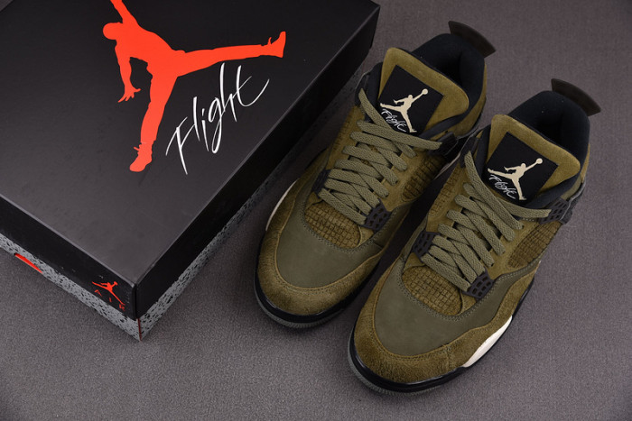 air jordan 4 craft "medium olive"