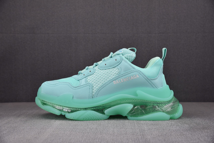 Ba*len*cia*ga triple s clear sole green