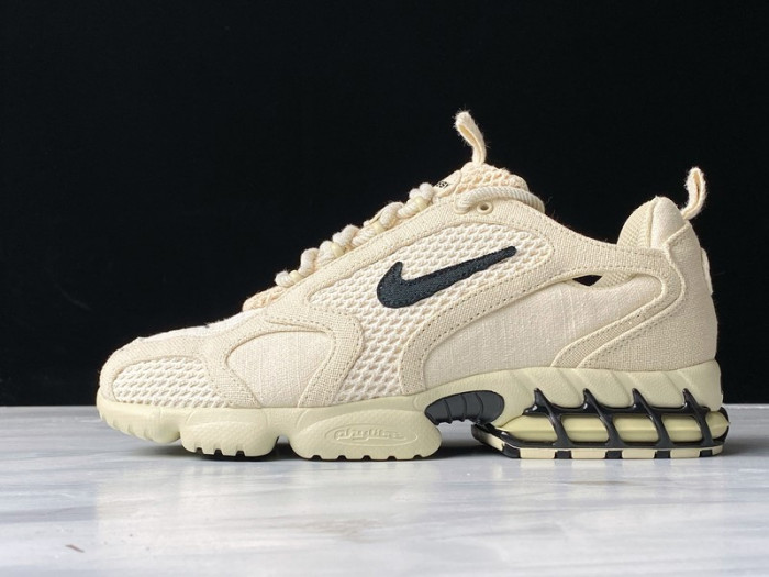 nike air zoom spiridon cage 2 stussy fossil cq5486-200