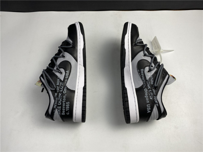 fw x nike dunk low black and grey ct0856-007