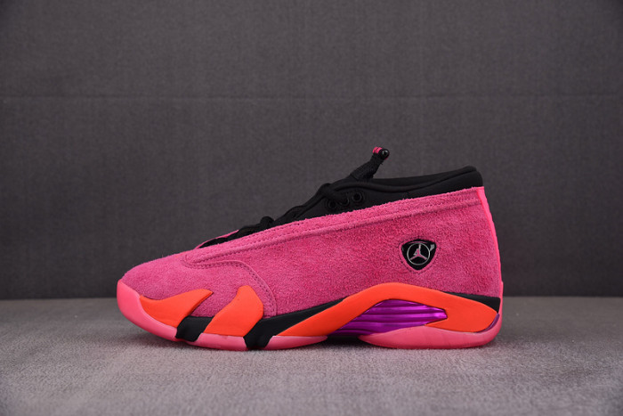 jordan 14 retro low shocking pink dh4121-600