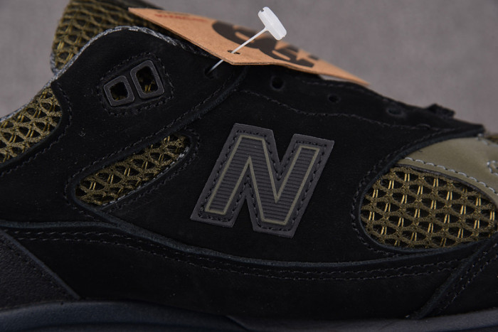 new balance 991v2 miuk stone island black