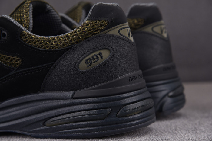 new balance 991v2 miuk stone island black