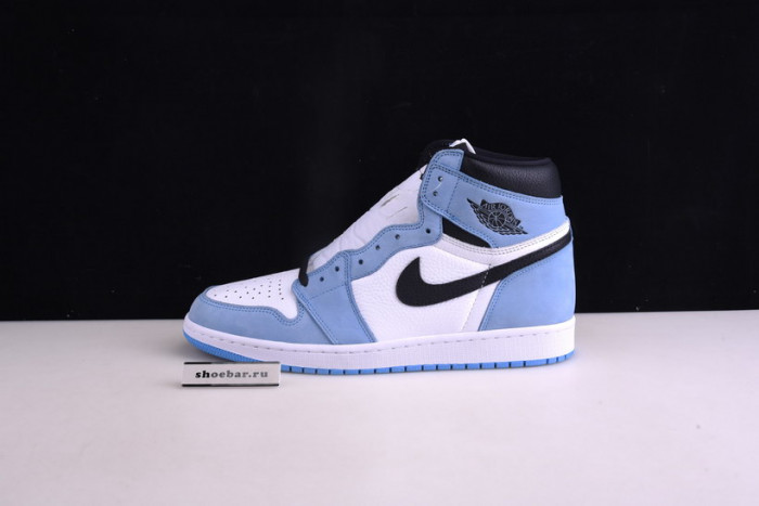 air jordan 1 retro high white university blue black 555088-134