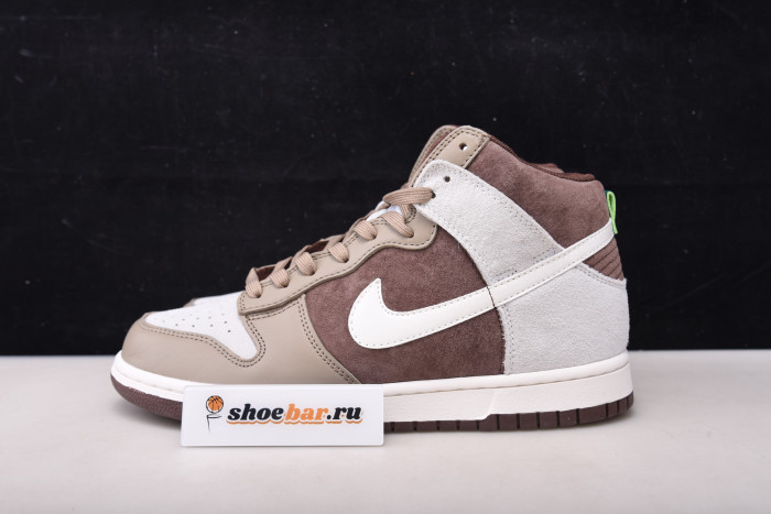 nike dunk high light chocolate - dh5348-100