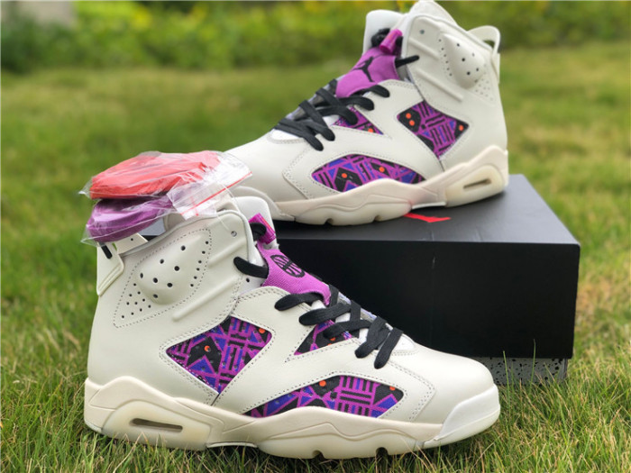 air jordan 6 retro quai54 sail black (2020) cz4152-101