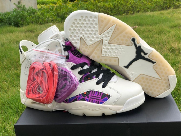 air jordan 6 retro quai54 sail black (2020) cz4152-101