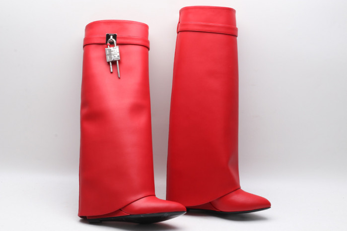 give*chy shark leather boots