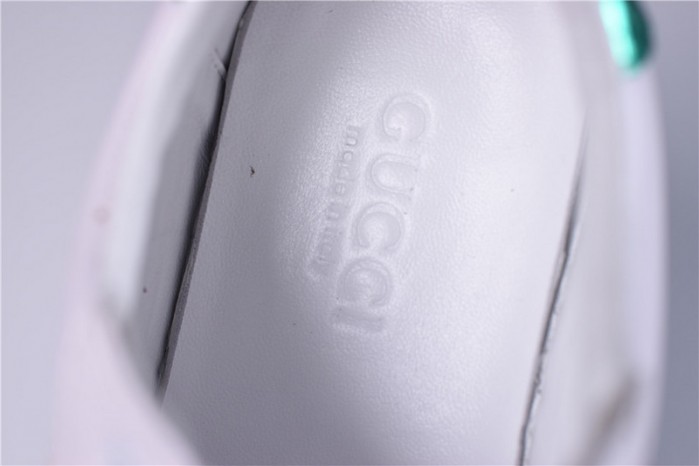 gu ace embroidered low-top sneaker with gg logo