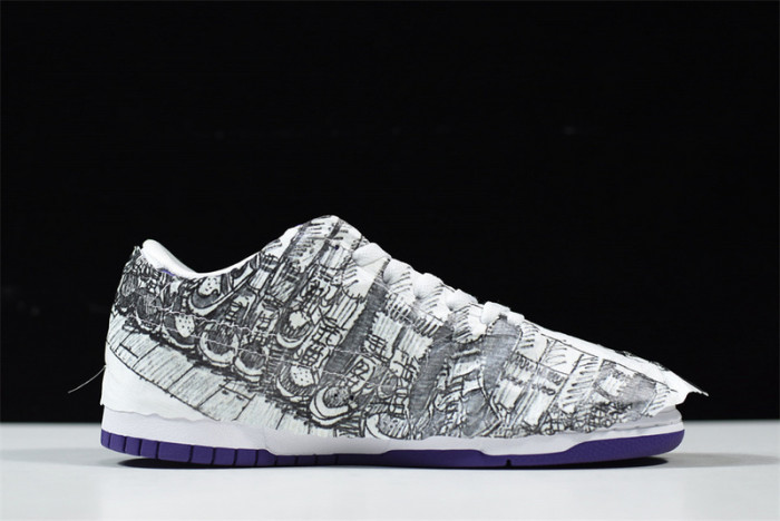 nike dunk low "flip the old school dj4636-100