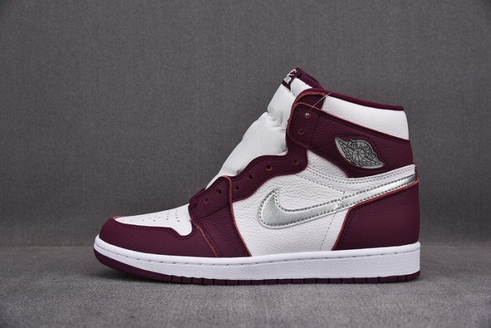 jordan 1 retro high og bordeaux - 555088-611