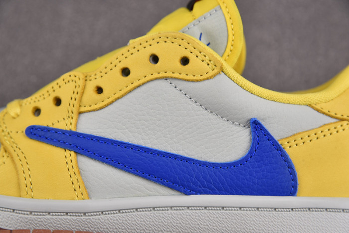 travis scott x air jordan 1 low og “canary” dz4137-700