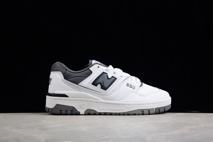 new balance 550 white grey dark grey