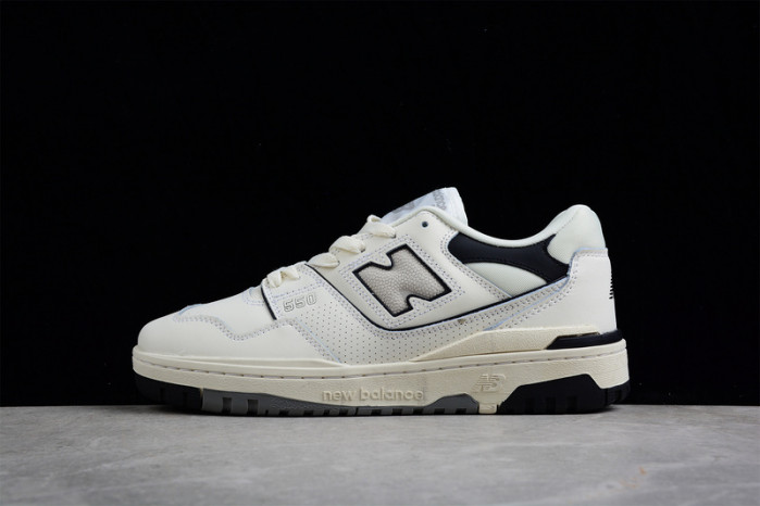 new balance 550 cream black