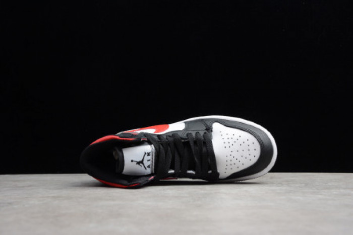 AIR JORDAN 1 BLACK WHITE GYM RED Kids-555088-061