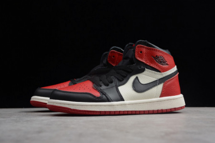 AIR JORDAN 1 RETRO HIGH BRED TOE OG Kids-555088-610