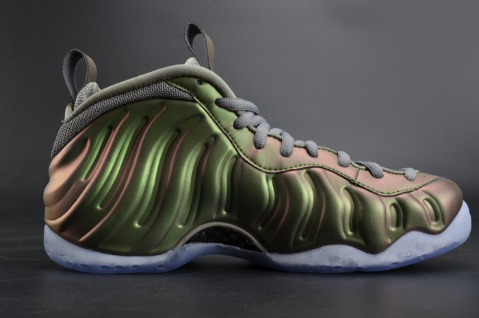 nike air foamposite one “shine” dark stucco/ black aa3963-001