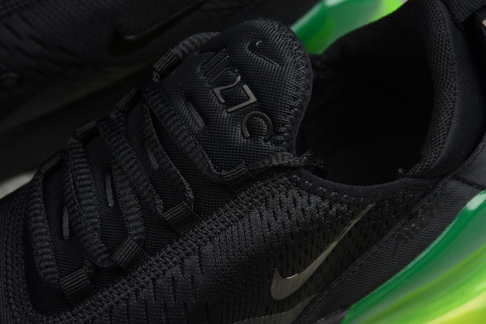 Nike Air Max 270 Black Volt Green Neon mens AH8050-011