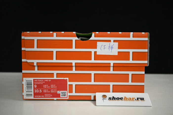 FW Nike Air Force 1 Mid BLACK DO6290-001