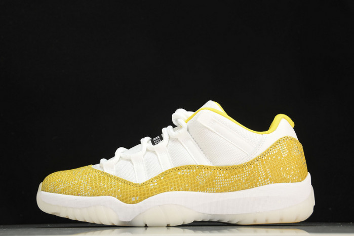 jordan 11 low “yellow snakeskin”