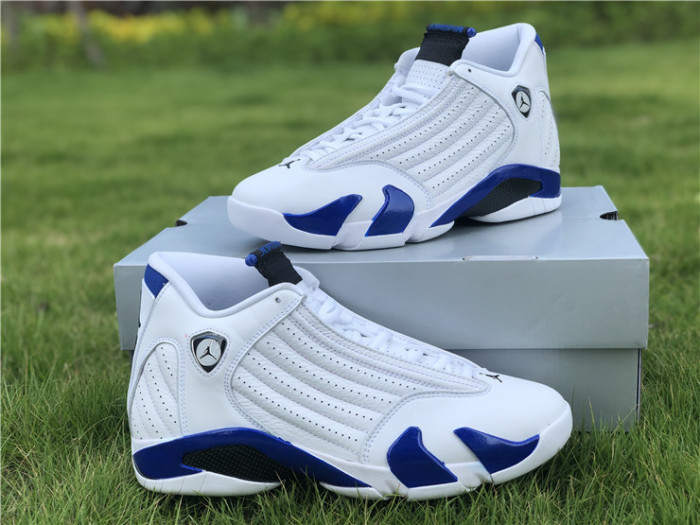 air jordan 14 retro white hyper royal 487471-104