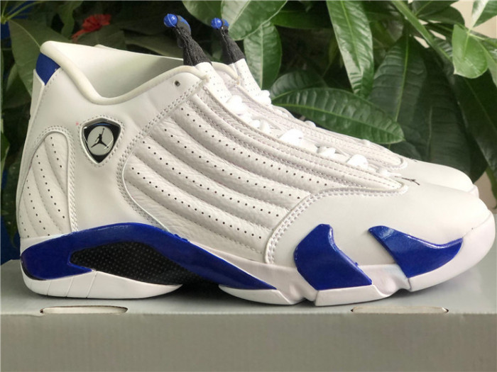 air jordan 14 retro white hyper royal 487471-104