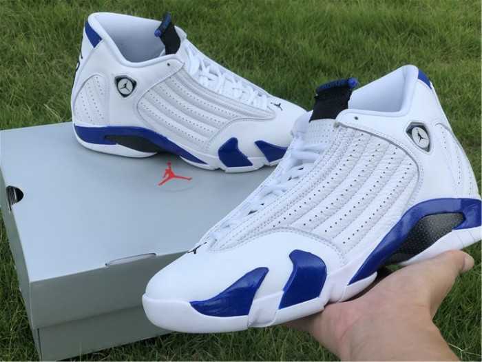 air jordan 14 retro white hyper royal 487471-104