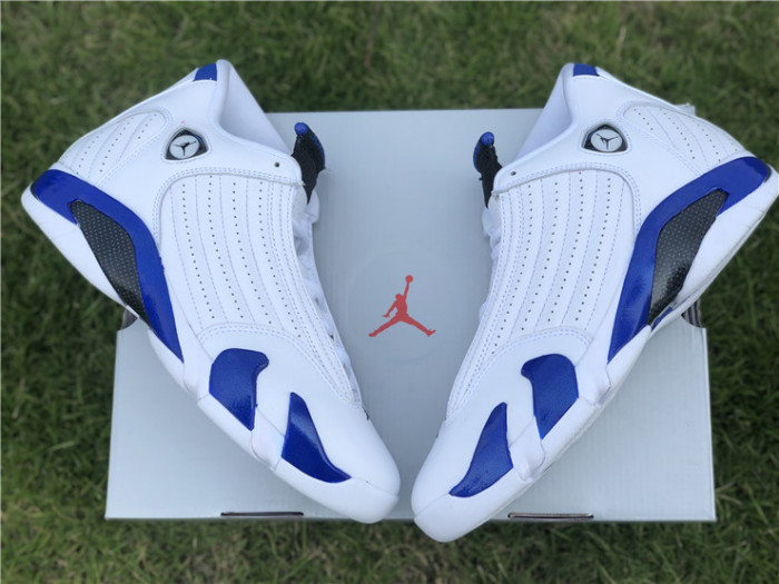 air jordan 14 retro white hyper royal 487471-104