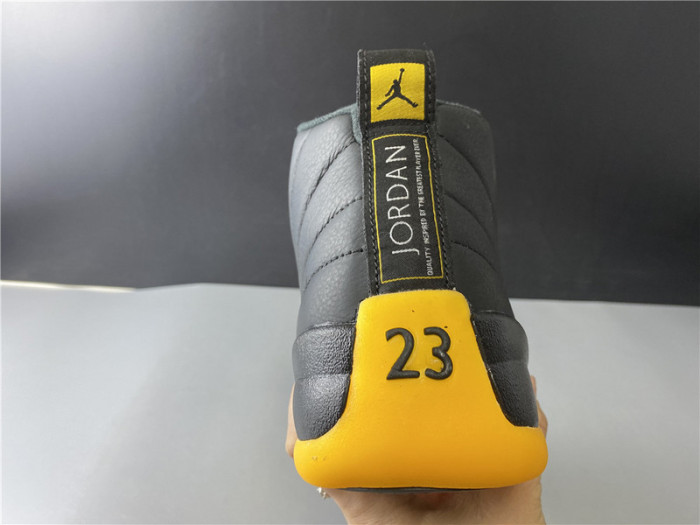 air jordan 12 retro black university gold 130690-070