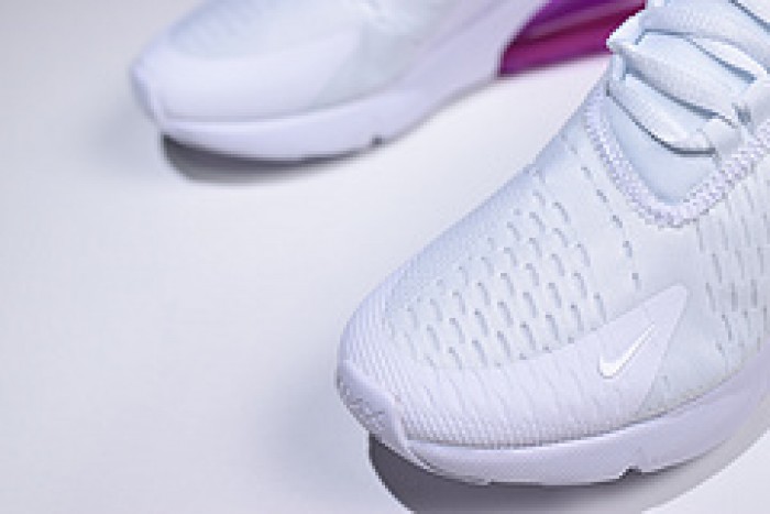 Nike womens Air Max 270 white purple AH6789 106